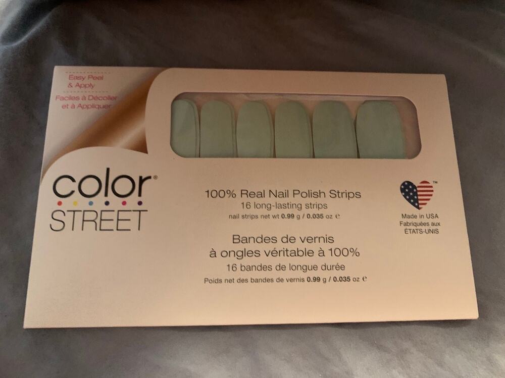 Color Street Nail Polish Strips Green Chilladelphia
